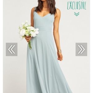 Show Me Your Mumu Silver Sage Bridesmaids Dress